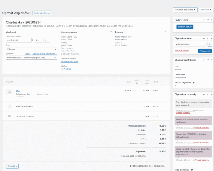Woocommerce Faktury-online connector - Image 5