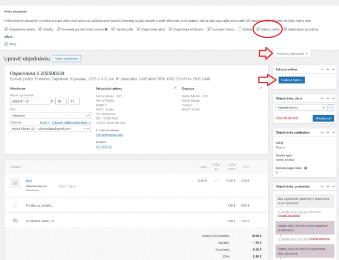 Woocommerce Faktury-online connector - Image 2