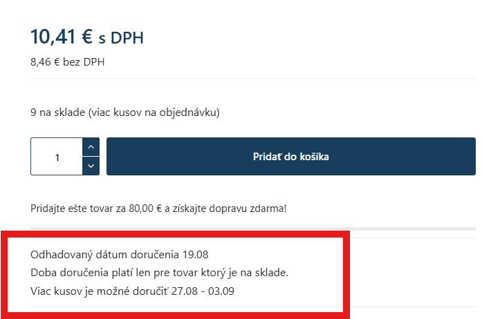 Estimated Delivery Time For WooCommerce