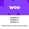 WooCommerce Custom Order Numbers