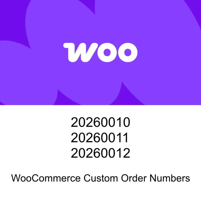 WooCommerce Custom Order Numbers