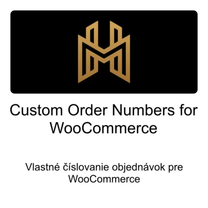 customordernumbers Vlastné číslovanie objednávok pre WooCommerce