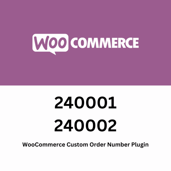 WooCommerce Custom Order Numbers