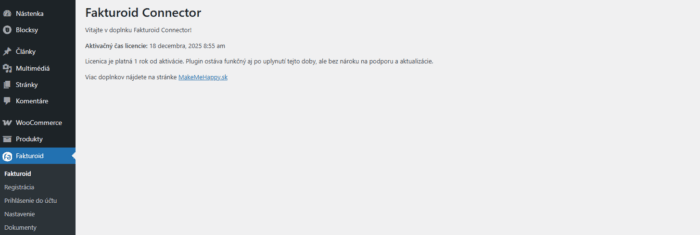 WooCommerce Fakturoid Connector