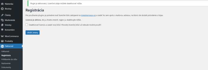 WooCommerce Fakturoid Connector