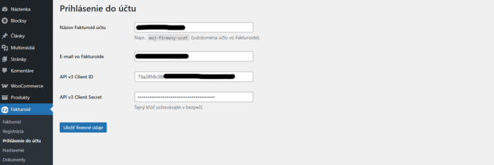 WooCommerce Fakturoid Connector