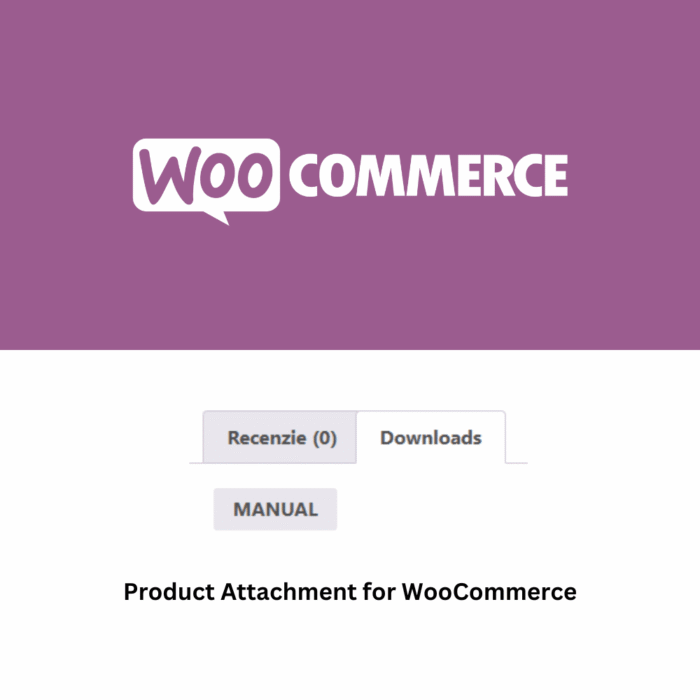 Product Attachment for WooCommerce