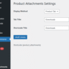 Product Attachment for WooCommerce