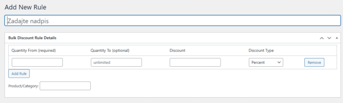 Dynamic Bulk Discounts for WooCommerce
