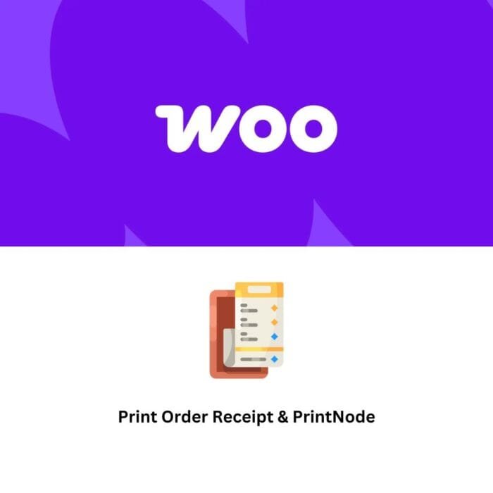 Print Order Receipt & PrintNode