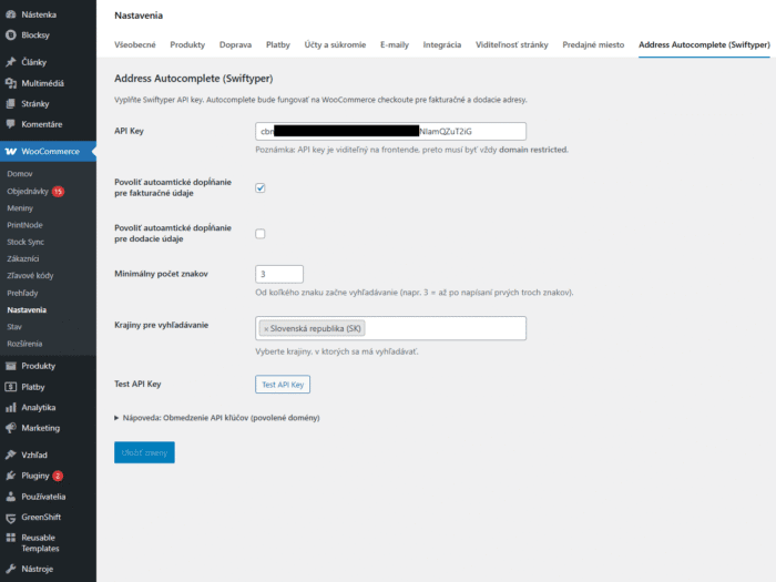 Swiftyper Address Autocomplete for WooCommerce