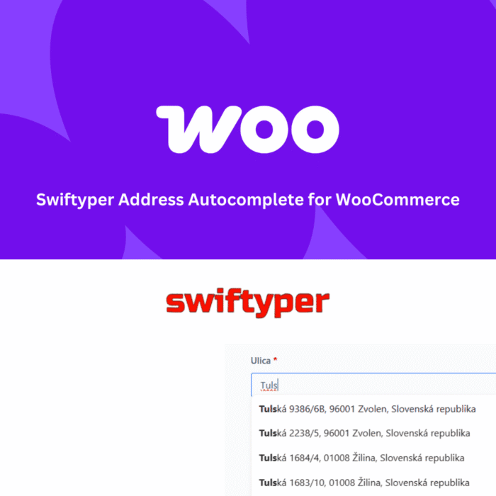 Swiftyper Address Autocomplete for WooCommerce