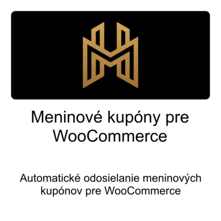 meninovekupony Meninové kupóny pre WooCommerce