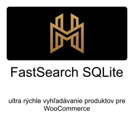 FastSearchSQLite FastSearch SQLite – ultra rýchle vyhľadávanie produktov pre WooCommerce