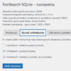 FastSearch SQLite – ultra rýchle vyhľadávanie produktov pre WooCommerce